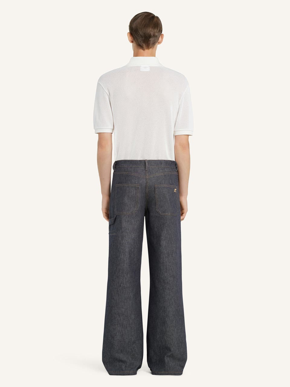 Courrèges POLO EN MESH