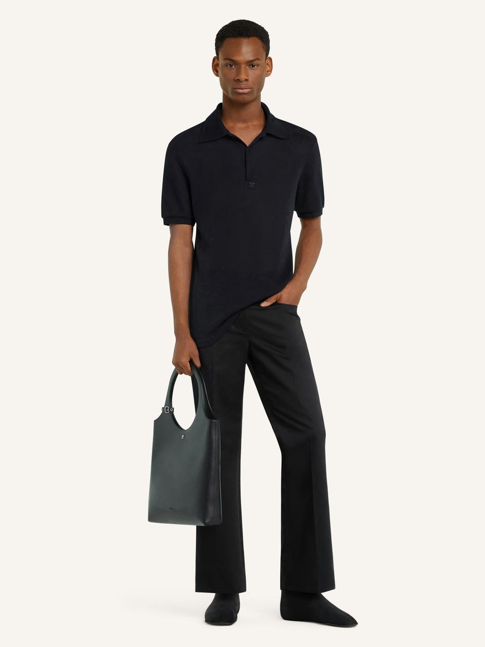 Courrèges POLO EN MESH