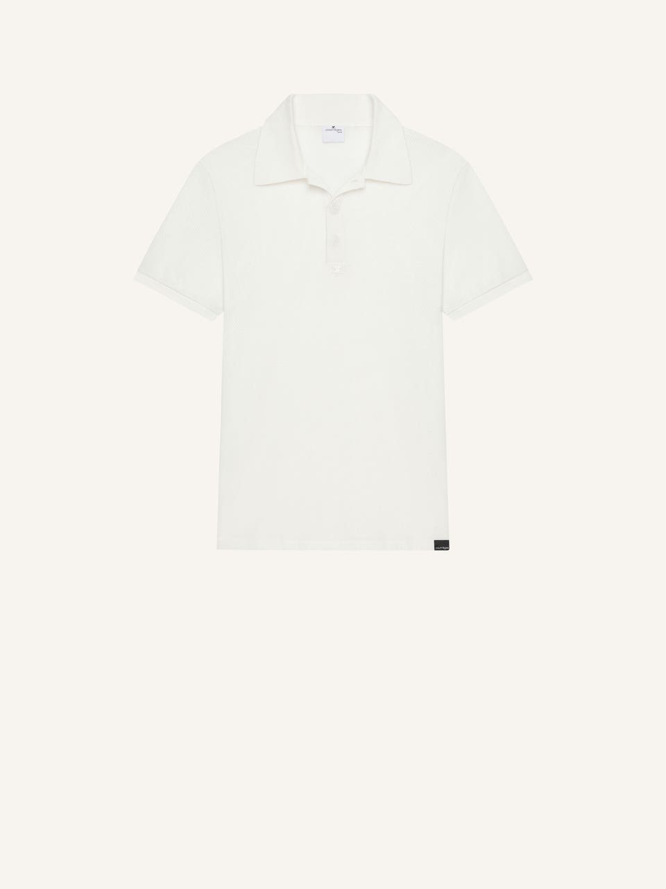 courrèges POLO EN MESH
