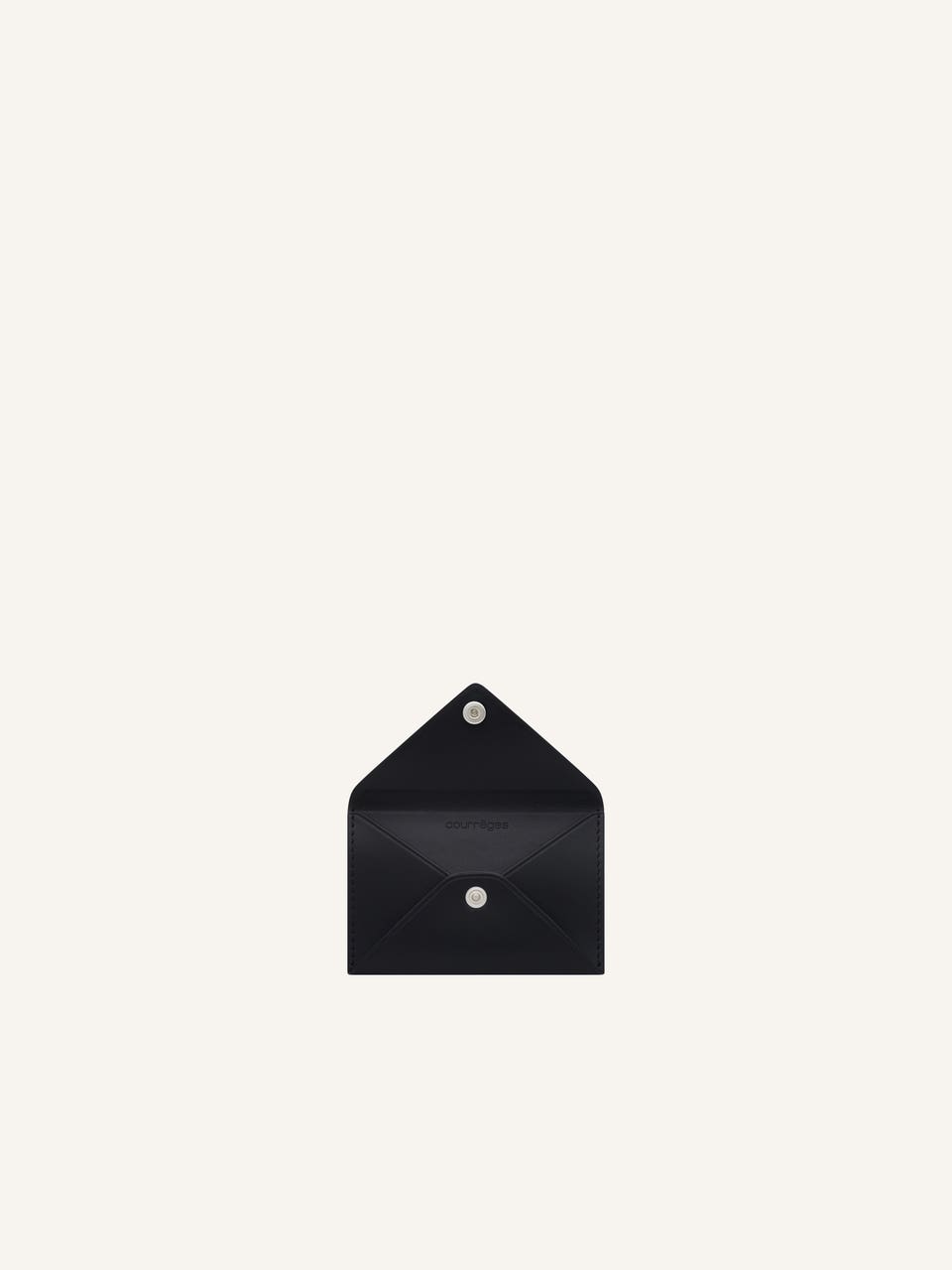 Courrèges PORTE CARTE ENVELOPPE EN CUIR