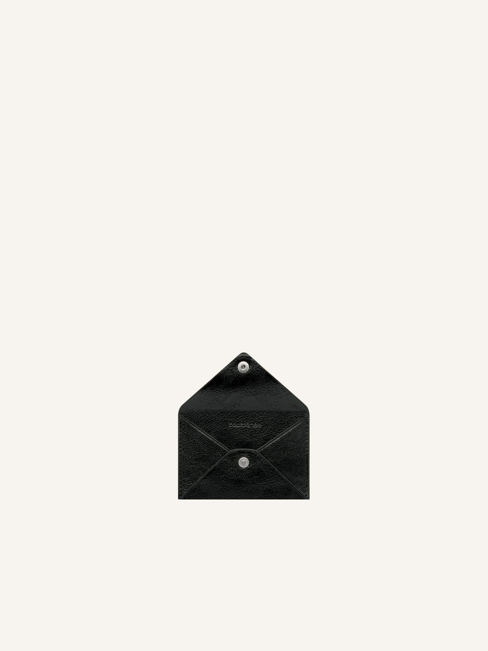 Courrèges PORTE CARTE ENVELOPPE EN CUIR NAPLACK