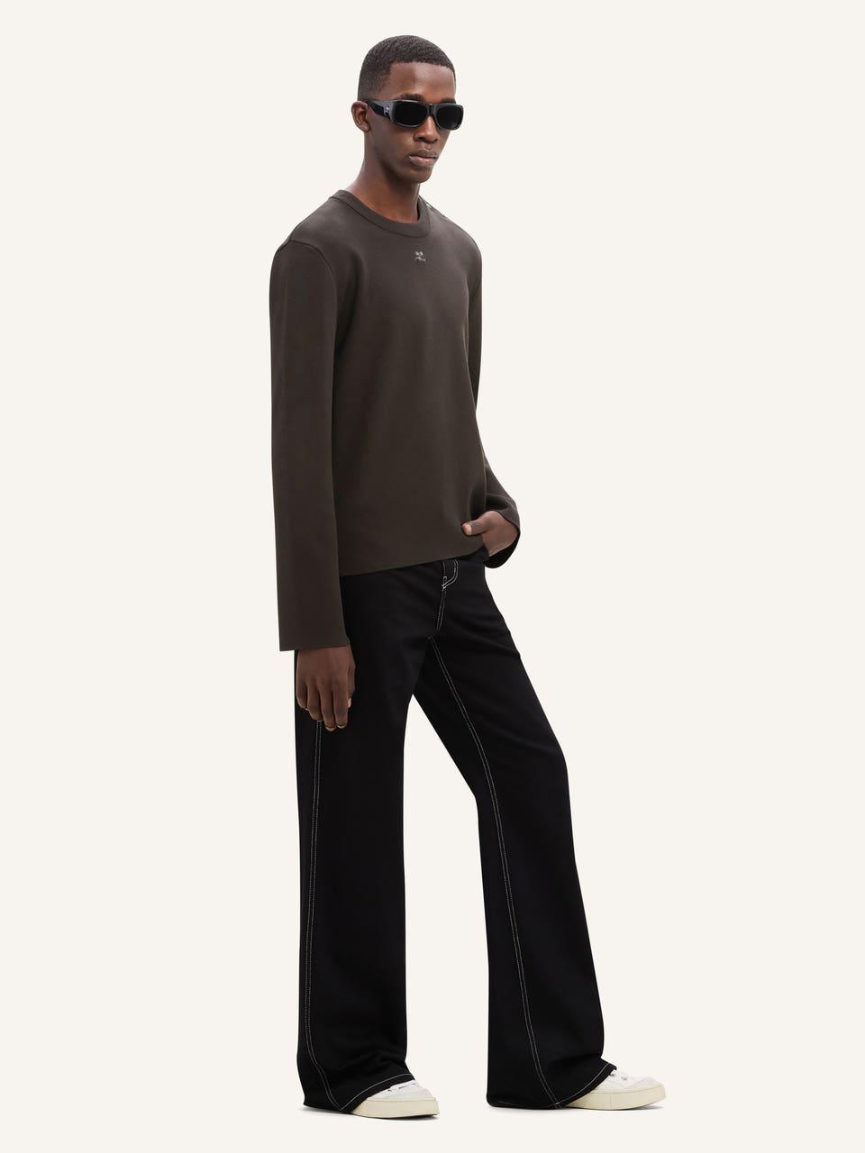 Courrèges PULL À BOUTONS-PRESSION