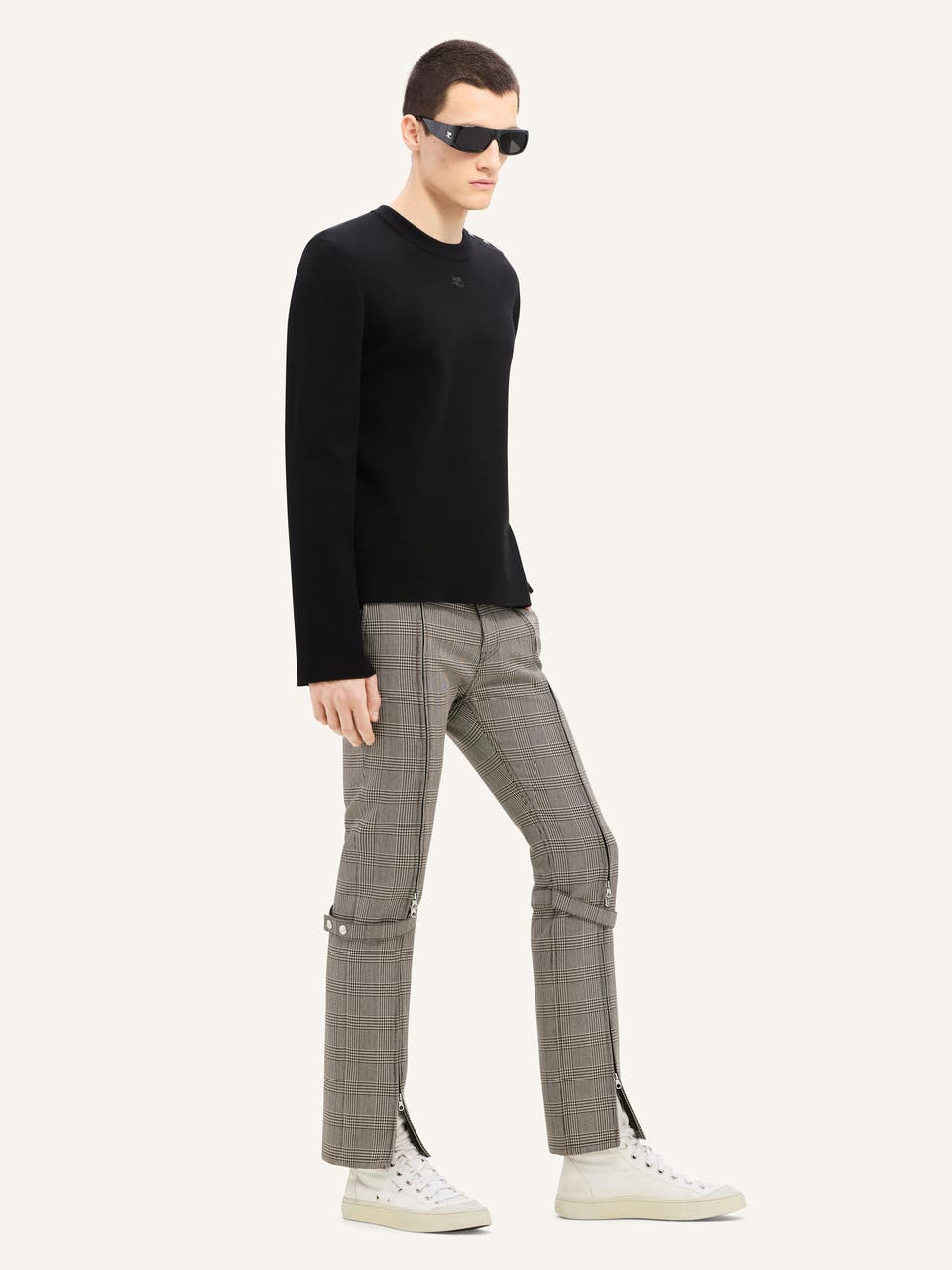 Courrèges PULL À BOUTONS-PRESSION