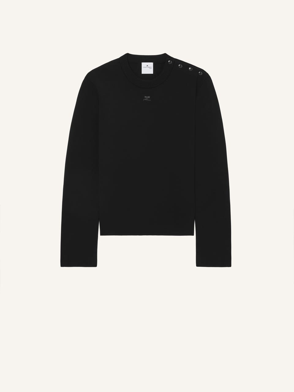 courrèges PULL À BOUTONS-PRESSION