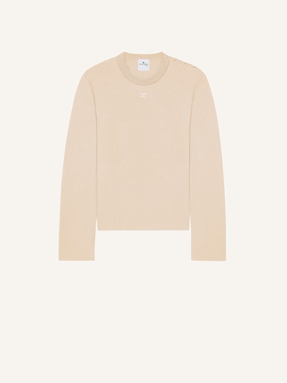 courrèges PULL À BOUTONS-PRESSION