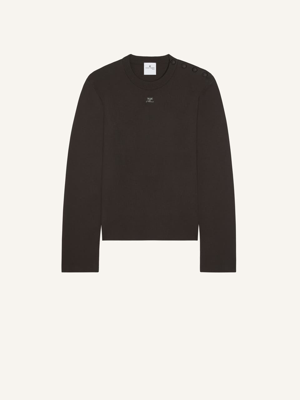 courrèges PULL À BOUTONS-PRESSION