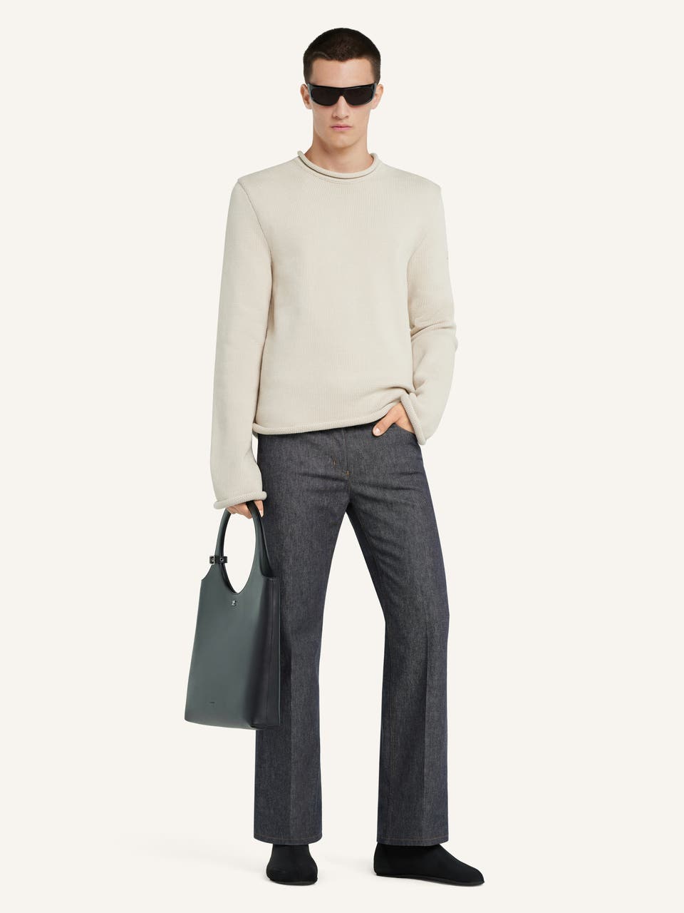 Courrèges PULL CÔTELÉ