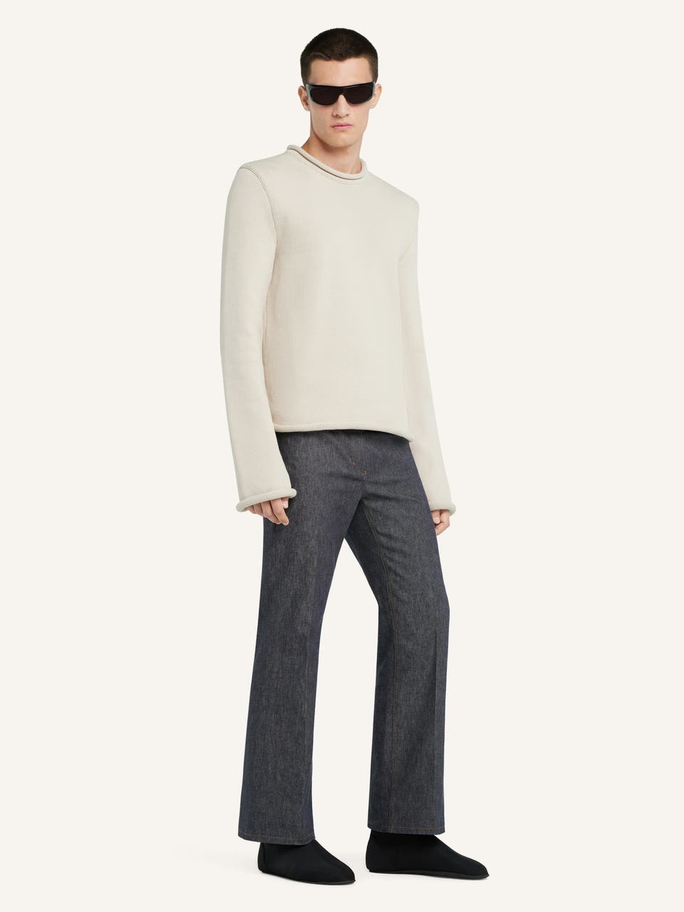 Courrèges PULL CÔTELÉ