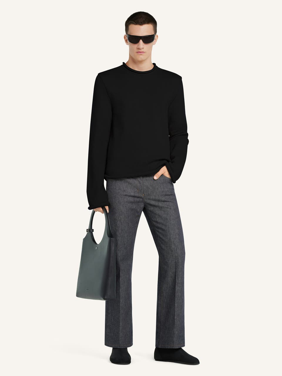 Courrèges PULL CÔTELÉ