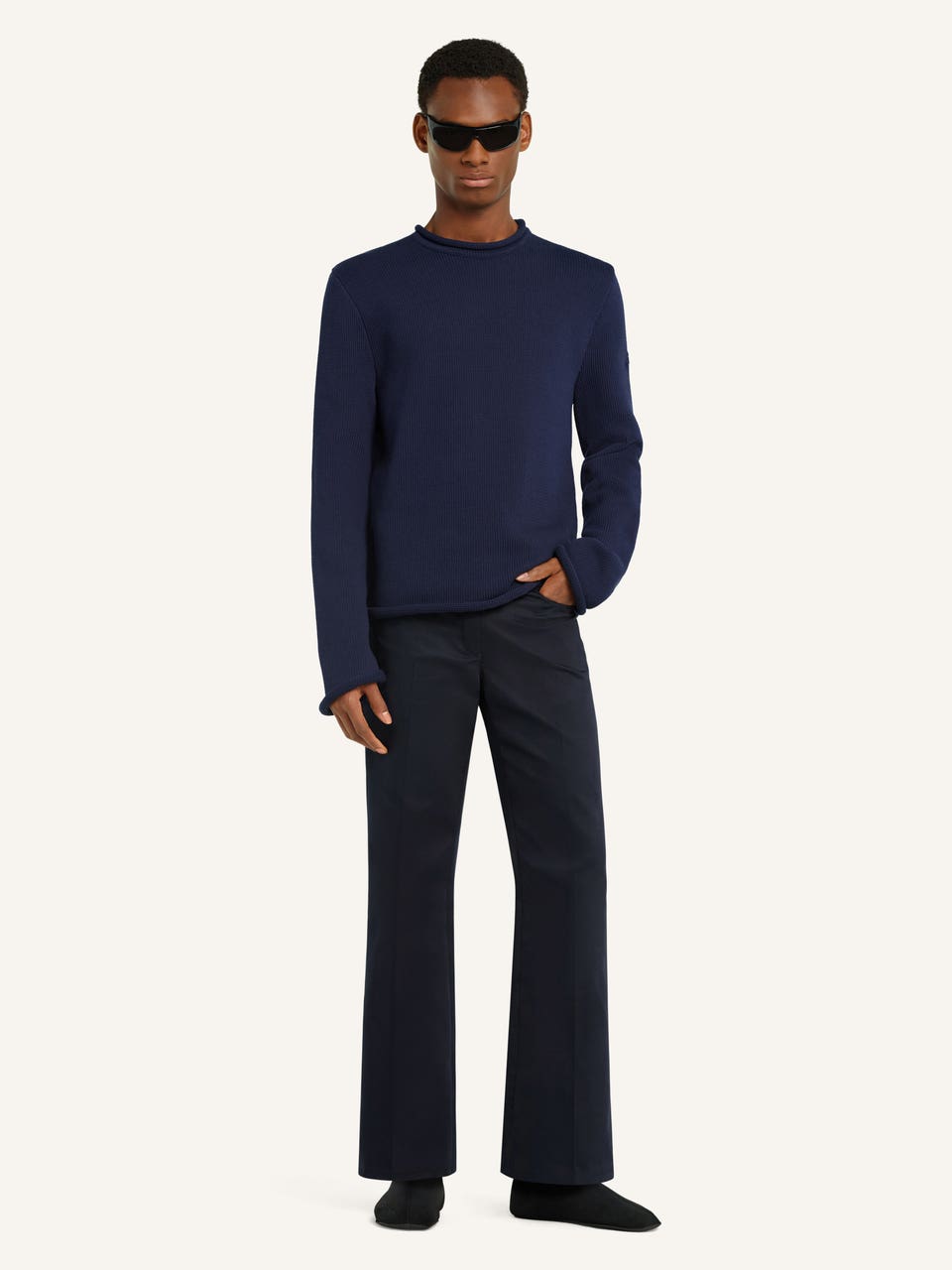 Courrèges PULL CÔTELÉ