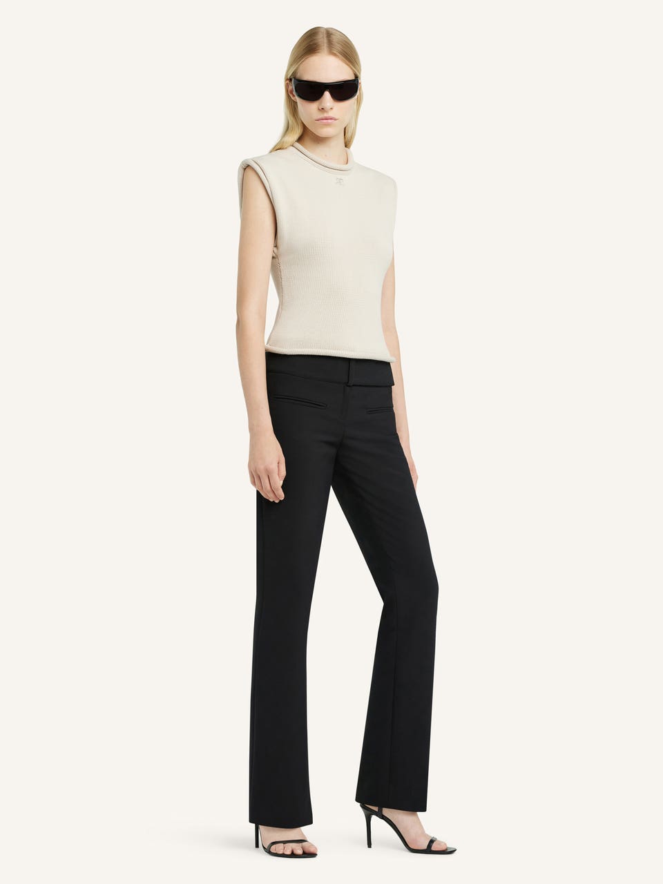 Courrèges PULL COURT SANS MANCHES