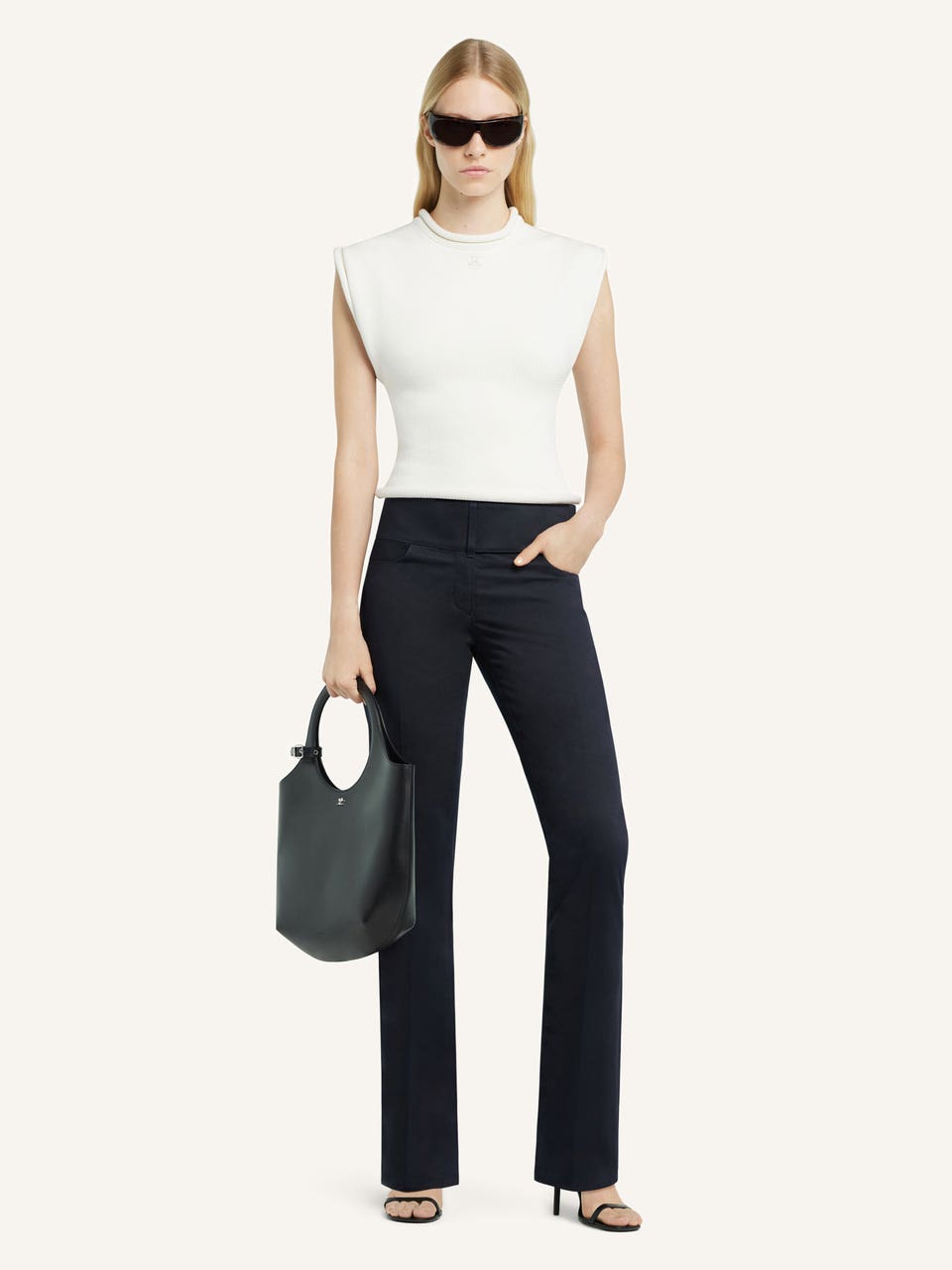 Courrèges PULL COURT SANS MANCHES