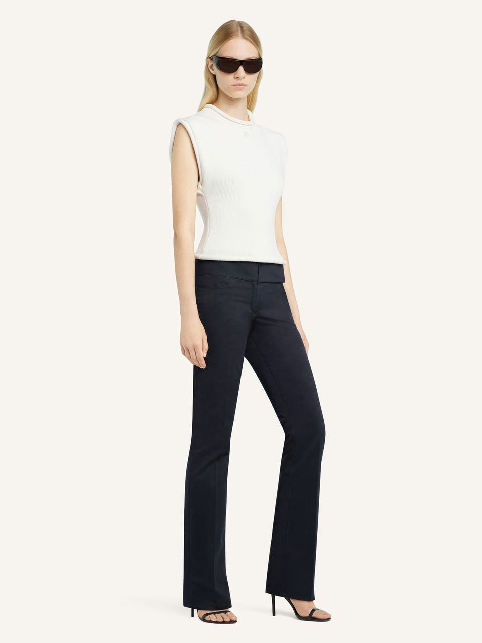 Courrèges PULL COURT SANS MANCHES