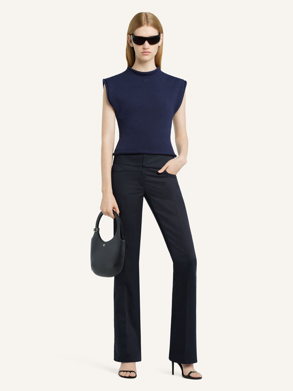 Courrèges PULL COURT SANS MANCHES