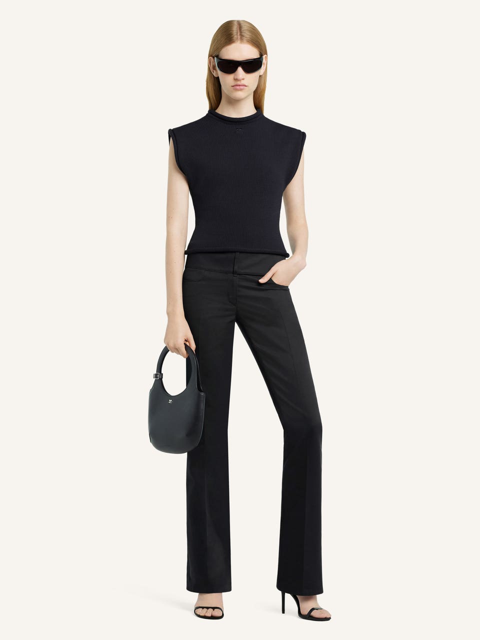 Courrèges PULL COURT SANS MANCHES