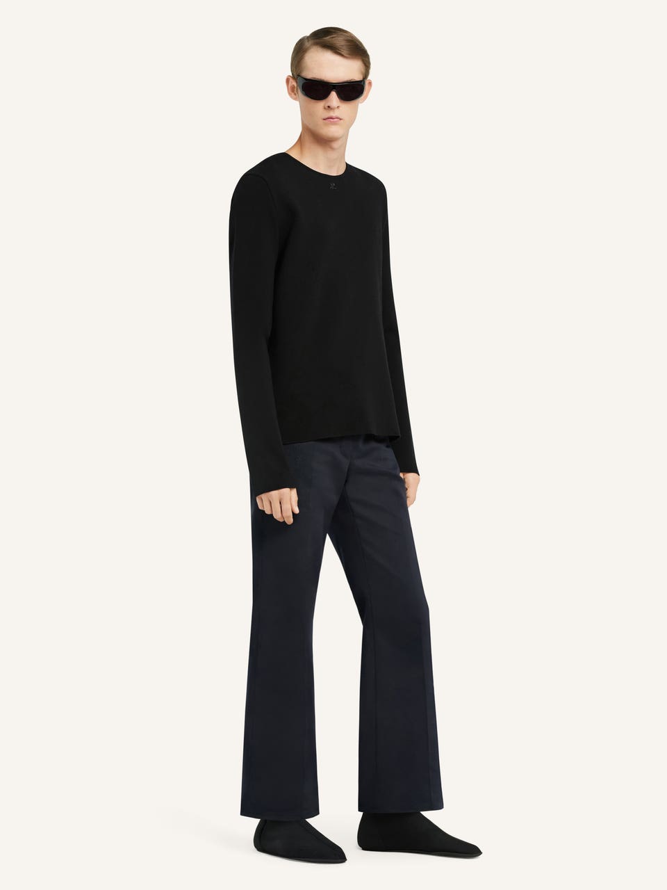 Courrèges PULL CUT-OUT EN MAILLE