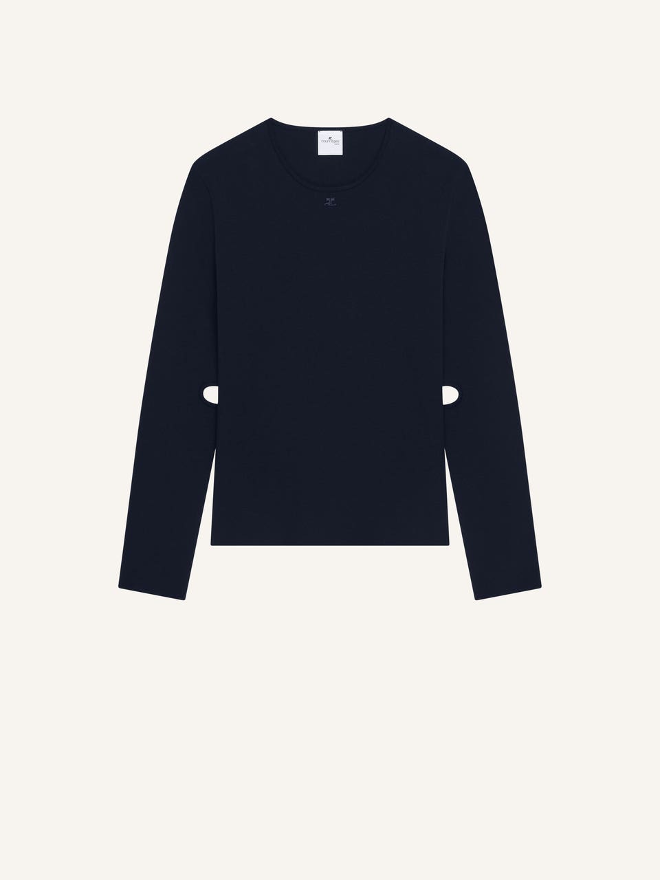 courrèges PULL CUT-OUT EN MAILLE
