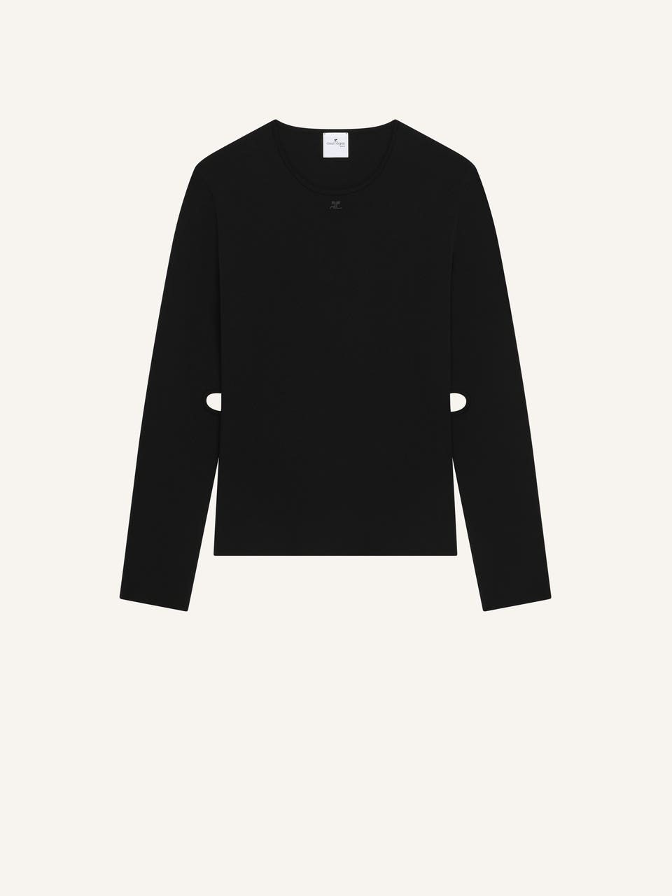 courrèges PULL CUT-OUT EN MAILLE