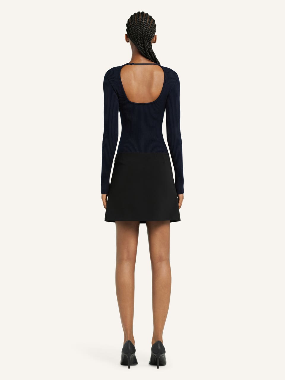 Courrèges PULL EN MAILLE DÉTAIL LINGERIE