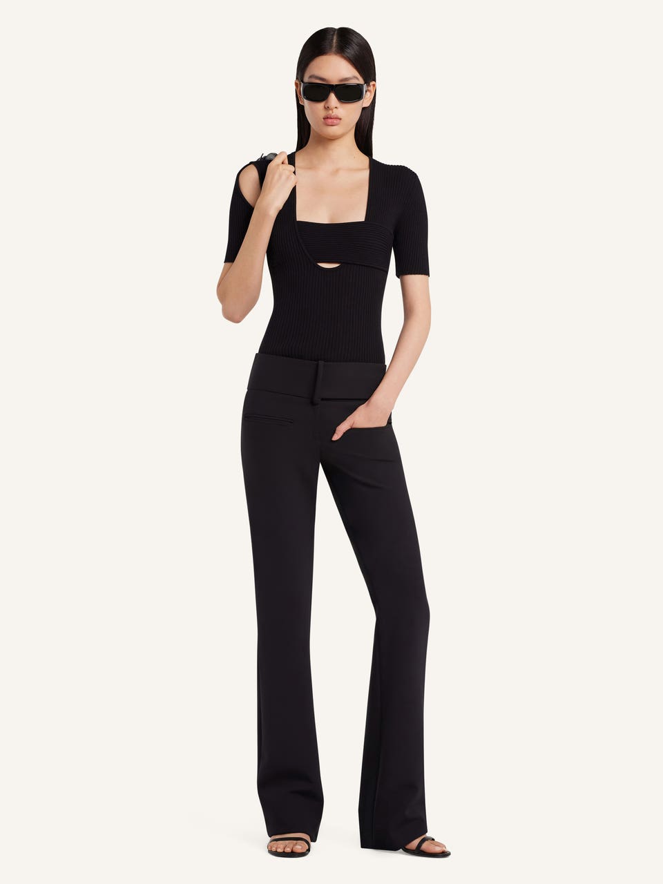 Courrèges PULL INFINI MANCHES COURTES