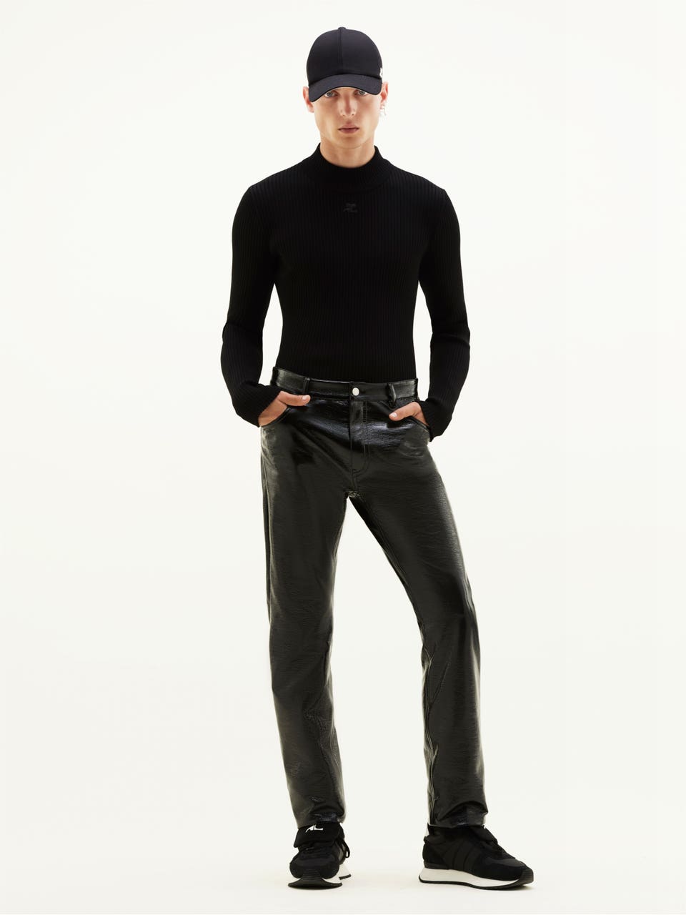 Courrèges PULL RÉÉDITION COL MONTANT