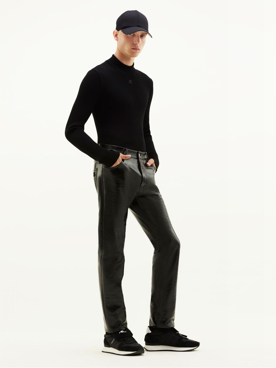 Courrèges PULL RÉÉDITION COL MONTANT