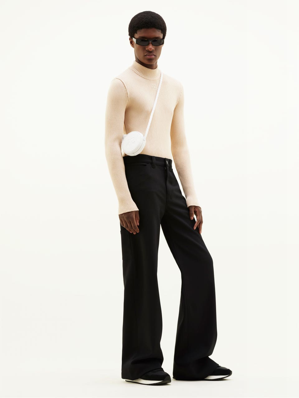 Courrèges PULL RÉÉDITION COL MONTANT