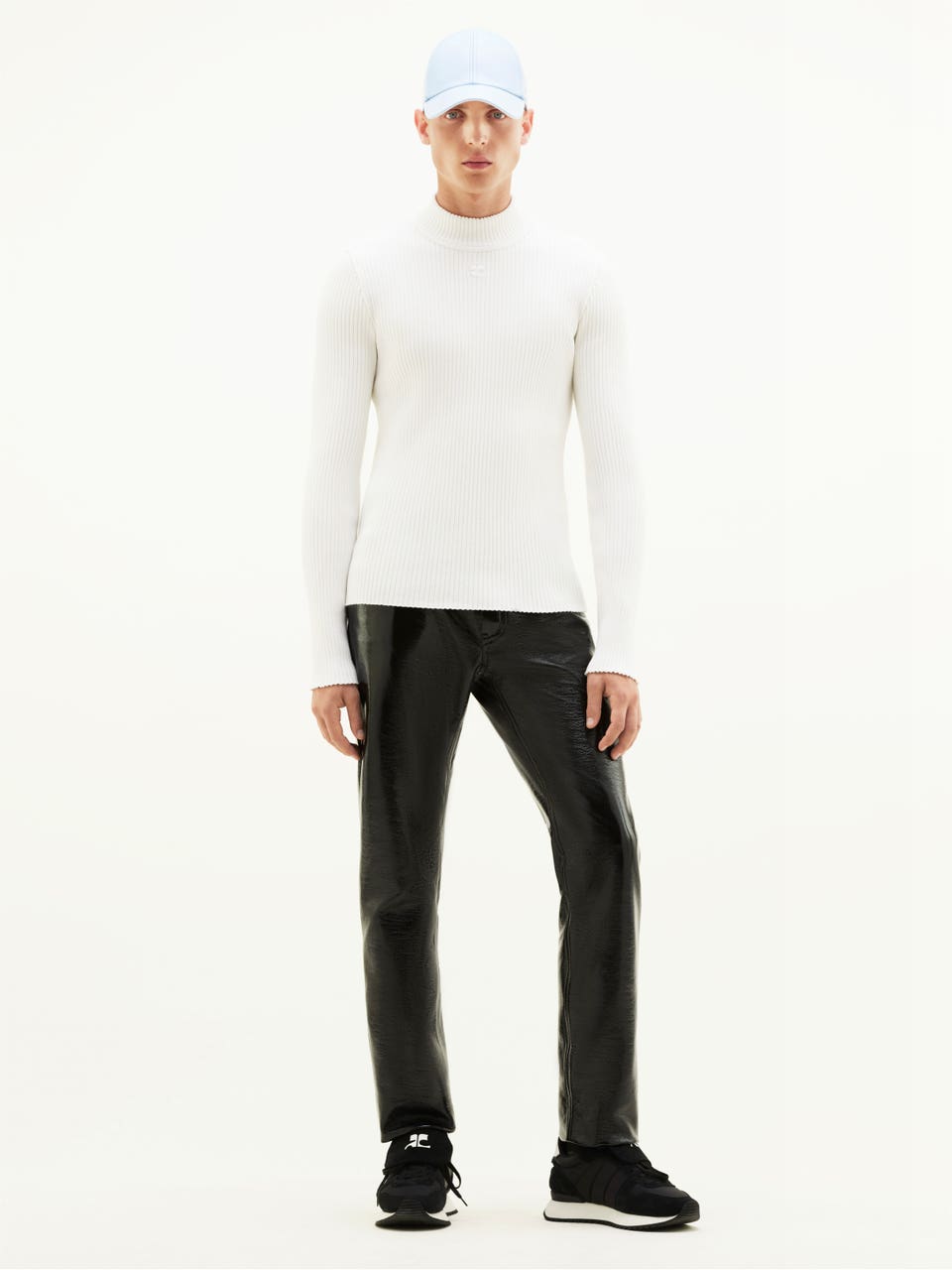 Courrèges PULL RÉÉDITION COL MONTANT