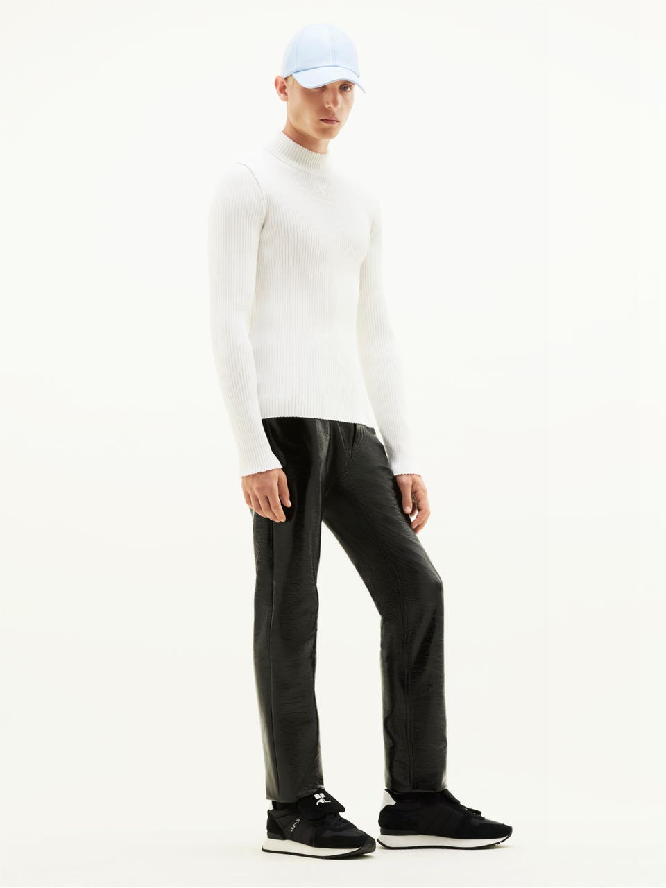 Courrèges PULL RÉÉDITION COL MONTANT