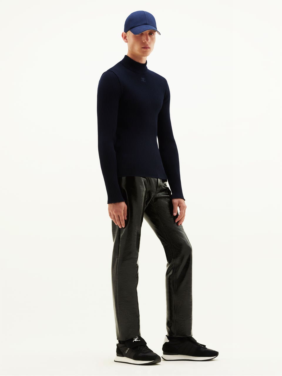 Courrèges PULL RÉÉDITION COL MONTANT