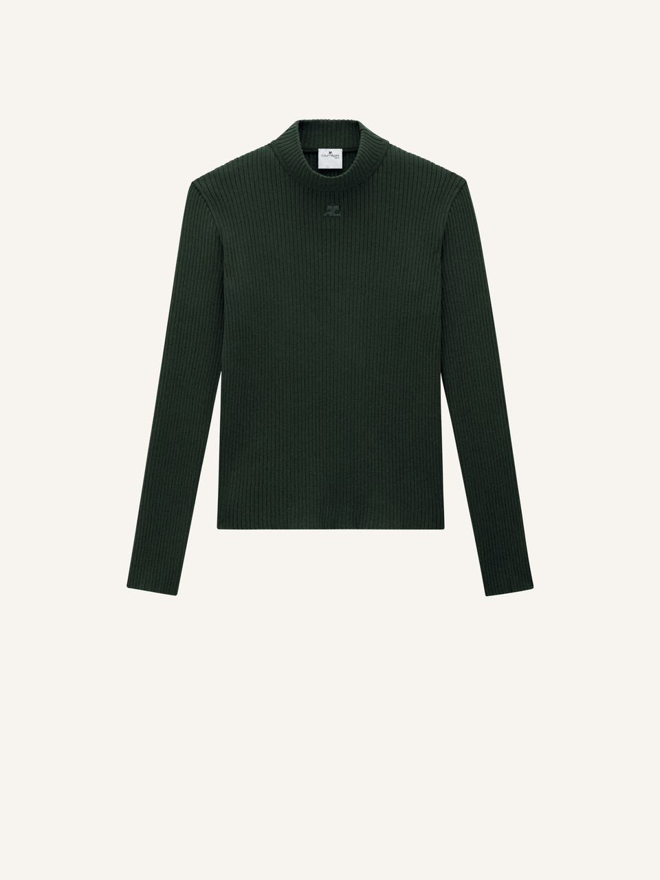 courrèges PULL RÉÉDITION COL MONTANT