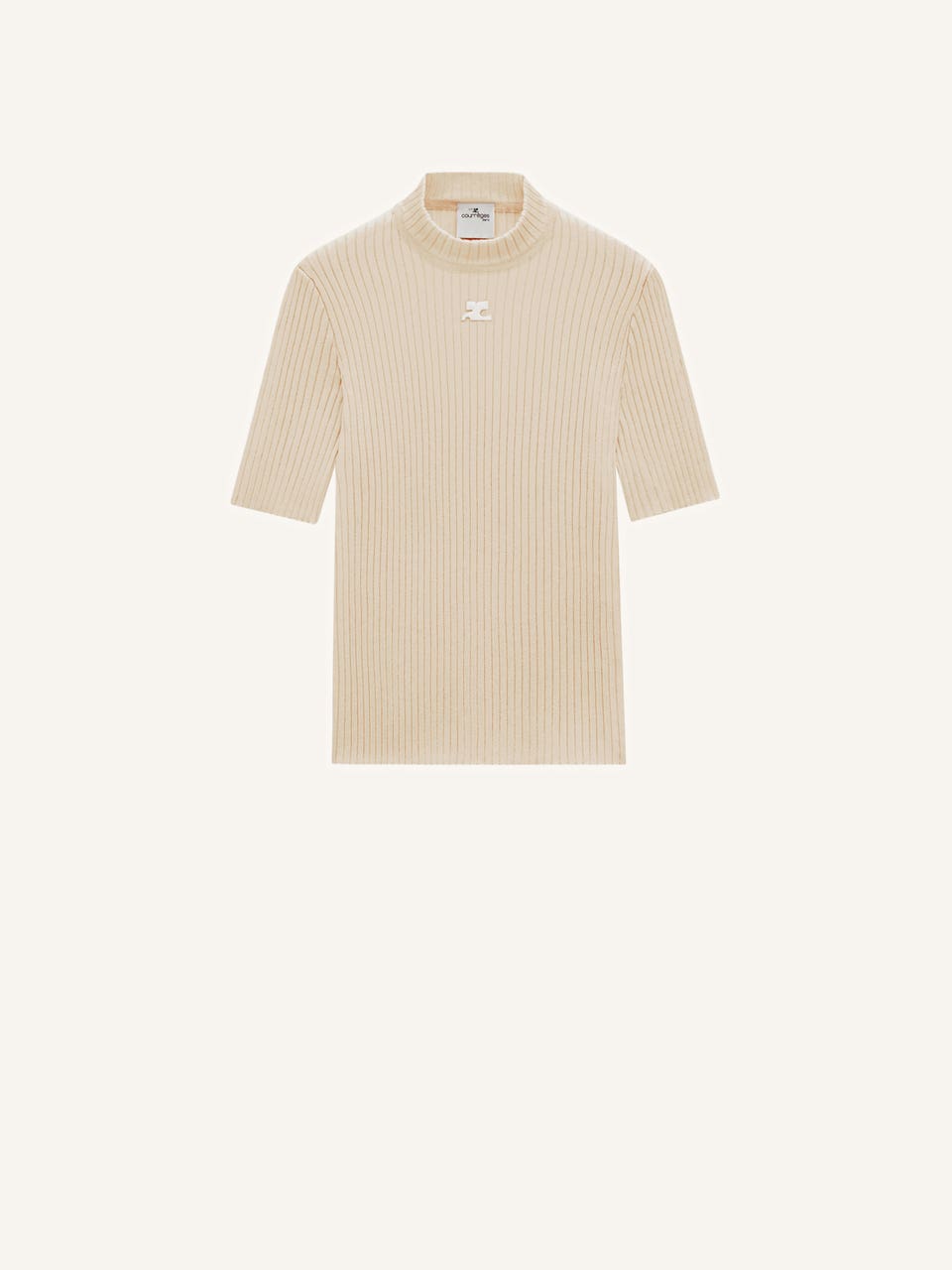 courrèges PULL RÉÉDITION MANCHES COURTES