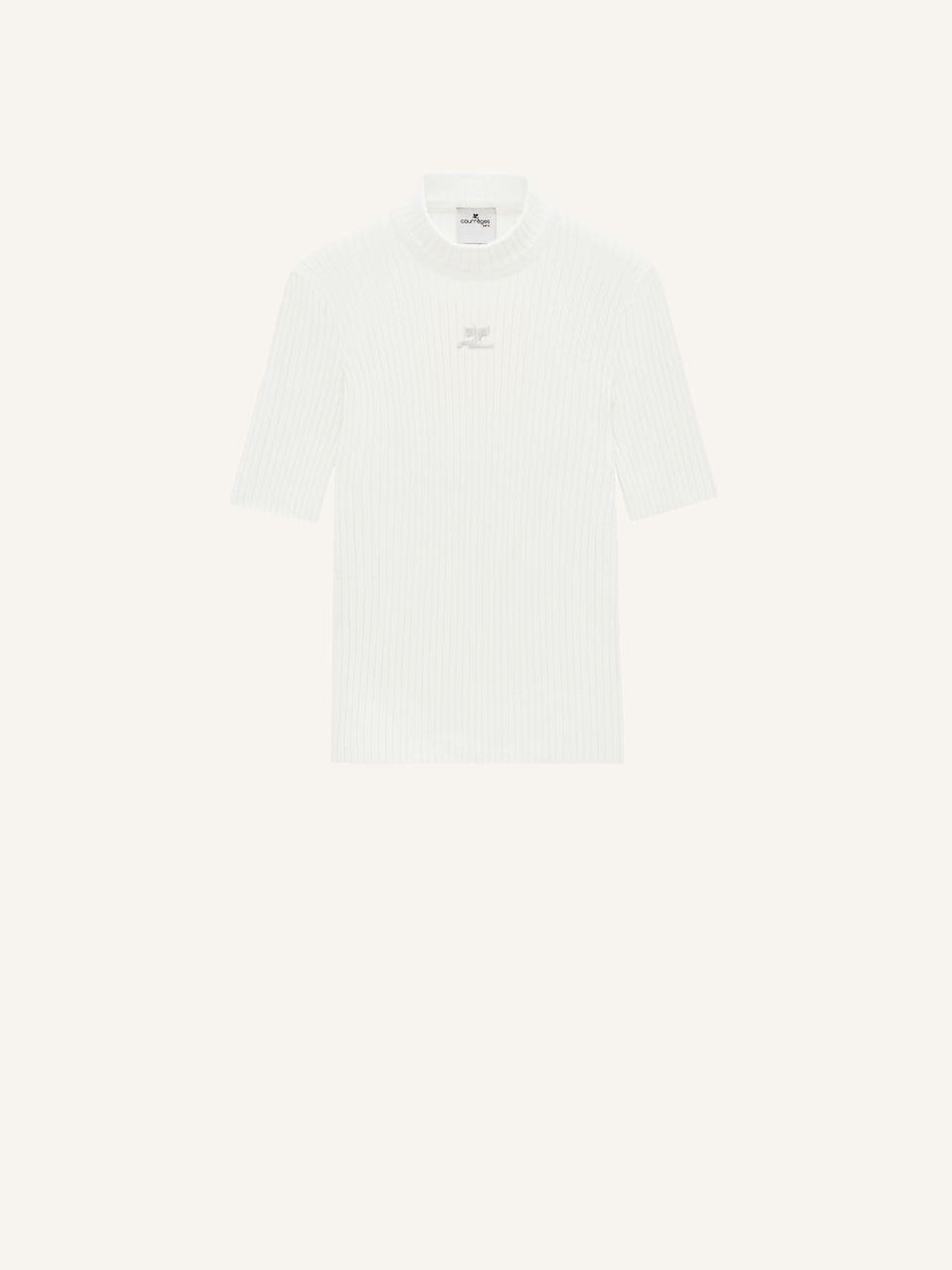 courrèges PULL RÉÉDITION MANCHES COURTES