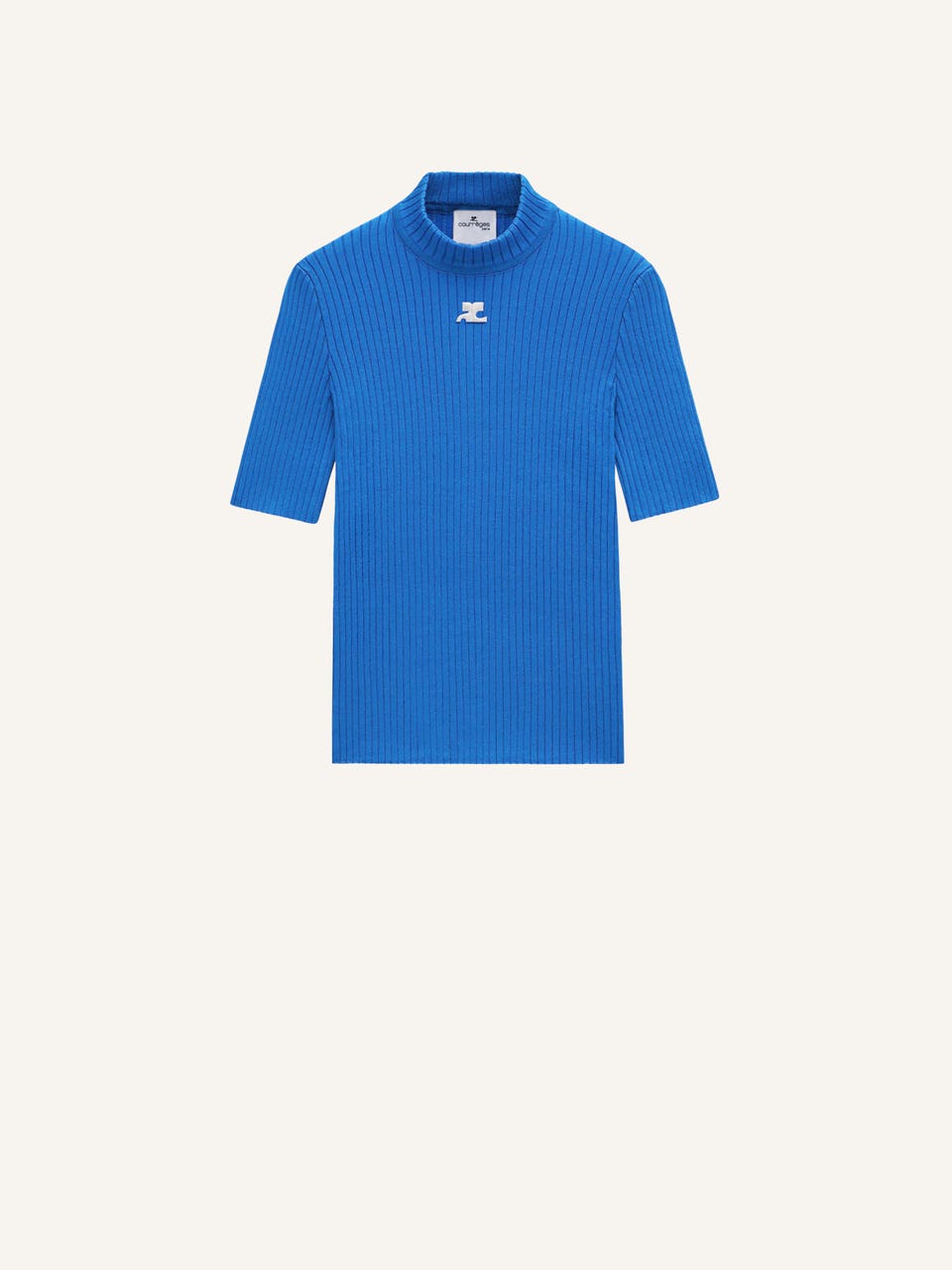 courrèges PULL RÉÉDITION MANCHES COURTES