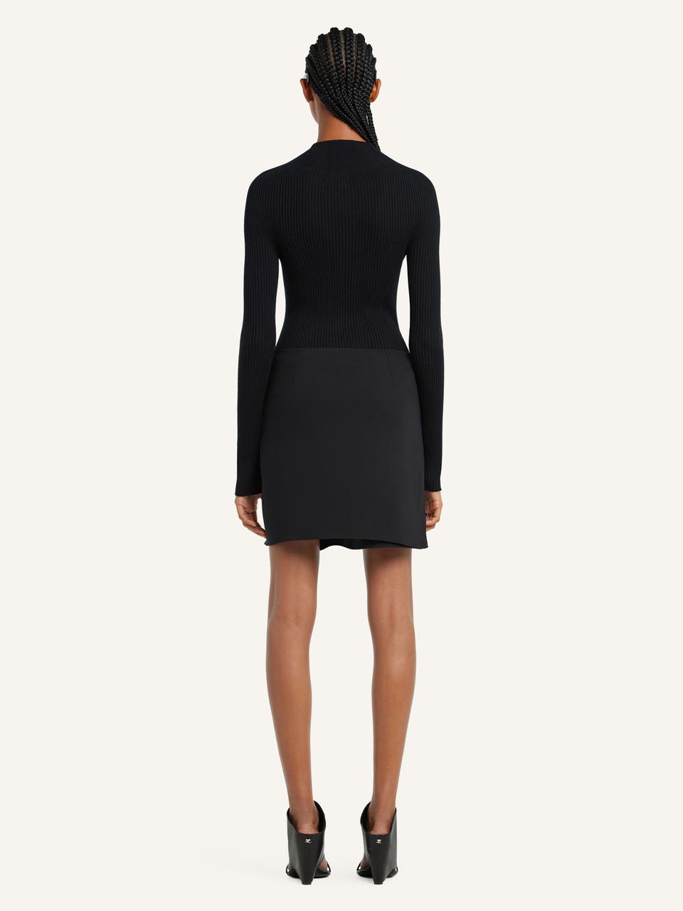 Courrèges PULL SOLAR COL MONTANT EN MAILLE