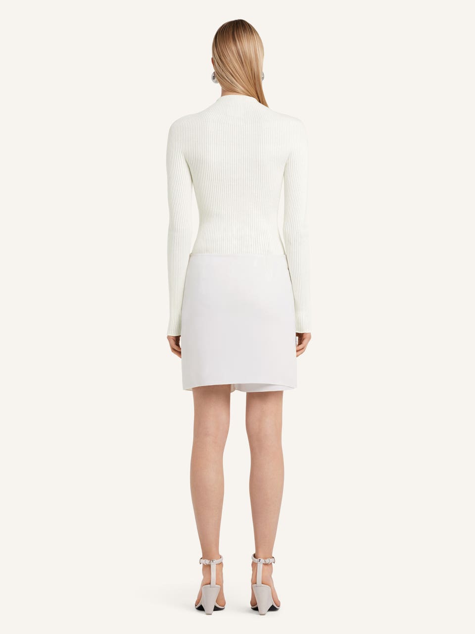 Courrèges PULL SOLAR COL MONTANT EN MAILLE