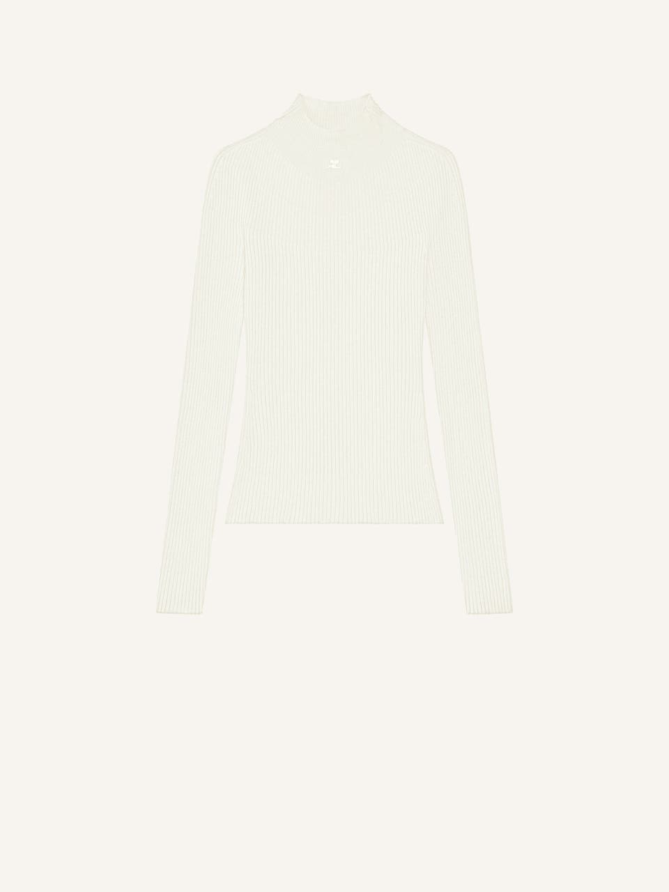 courrèges PULL SOLAR COL MONTANT EN MAILLE