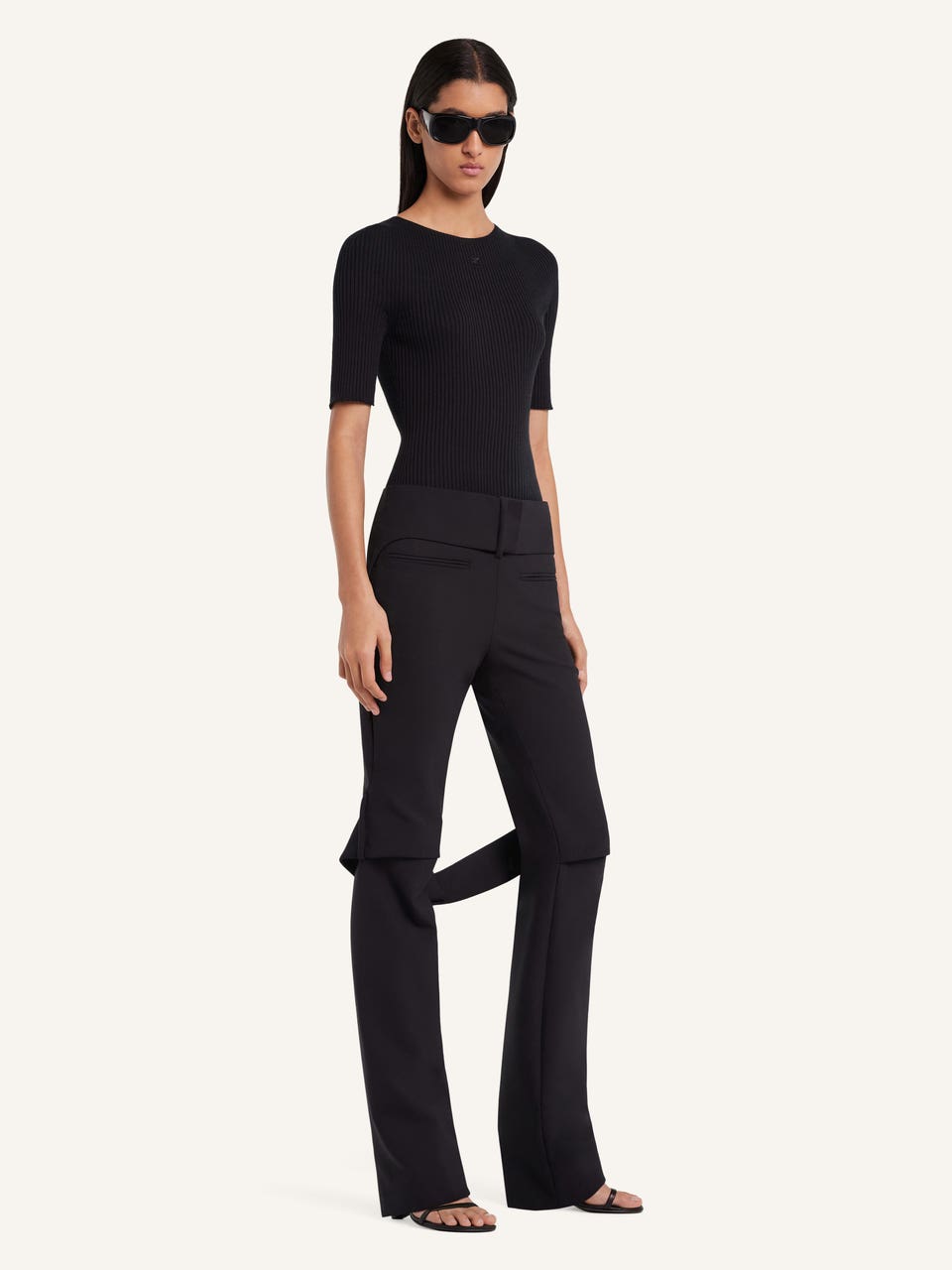 Courrèges PULL SOLAR MANCHES COURTES