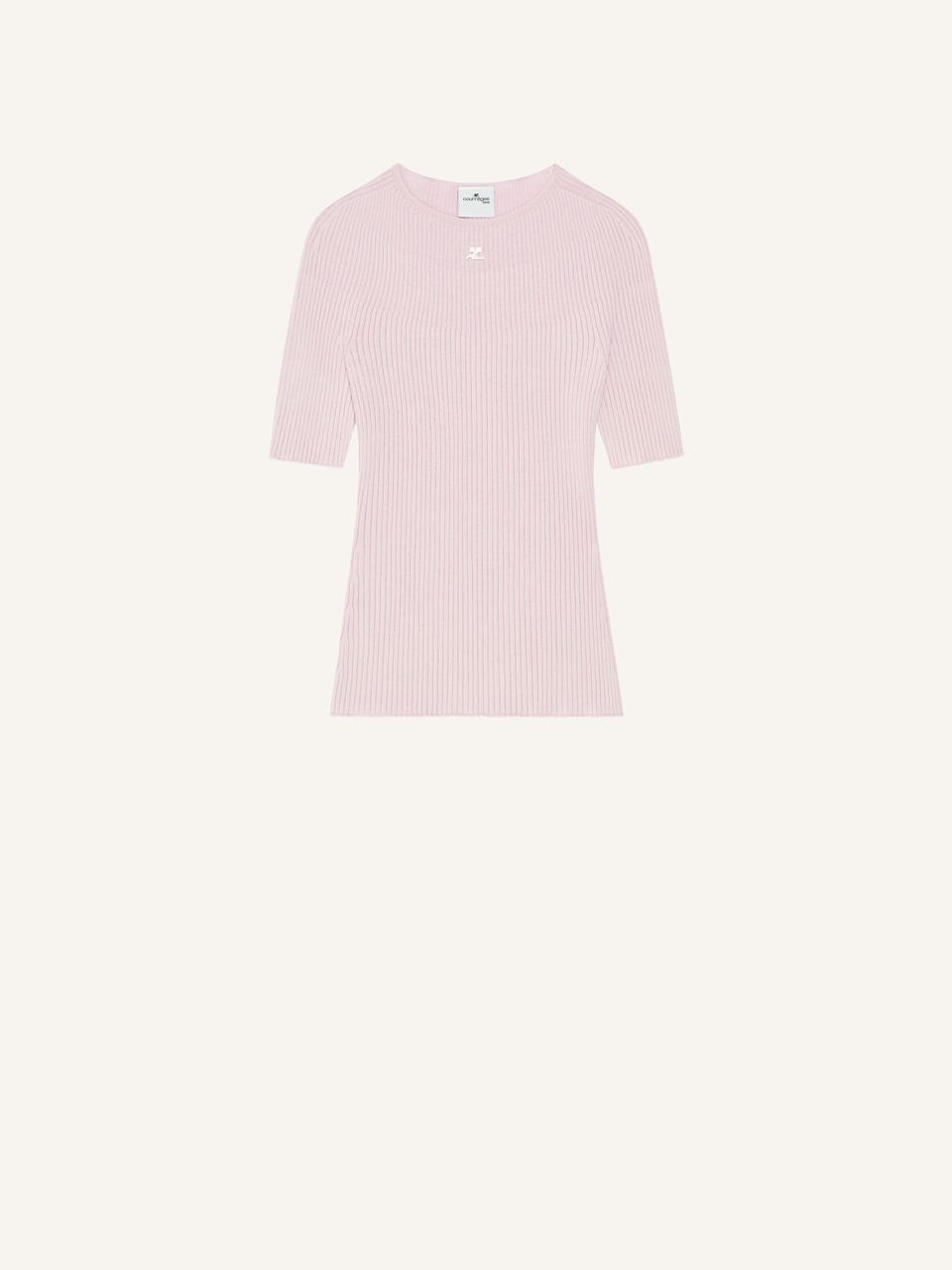 courrèges PULL SOLAR MANCHES COURTES