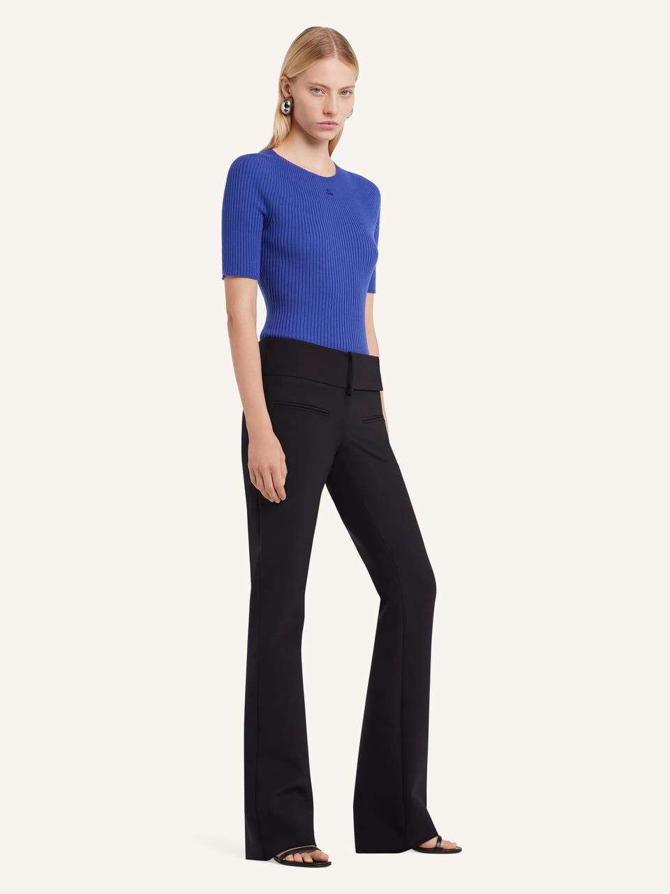 Courrèges PULL SOLAR MANCHES COURTES