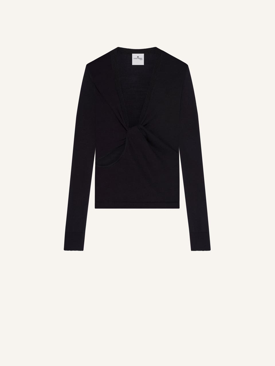 courrèges PULL TWIST EN MAILLE