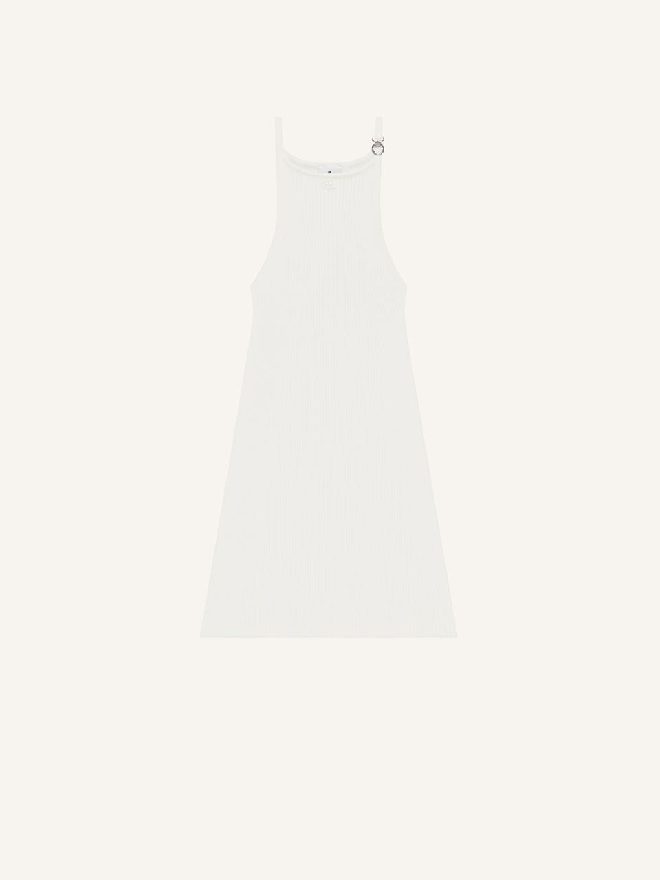 courrèges ROBE BOUCLE EN MAILLE