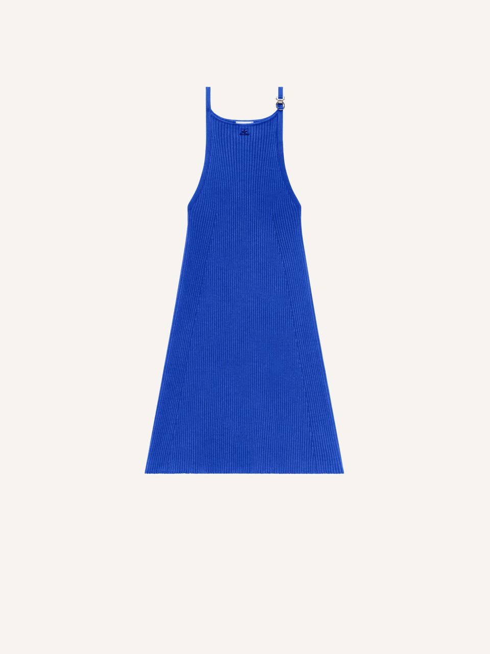 courrèges ROBE BOUCLE EN MAILLE