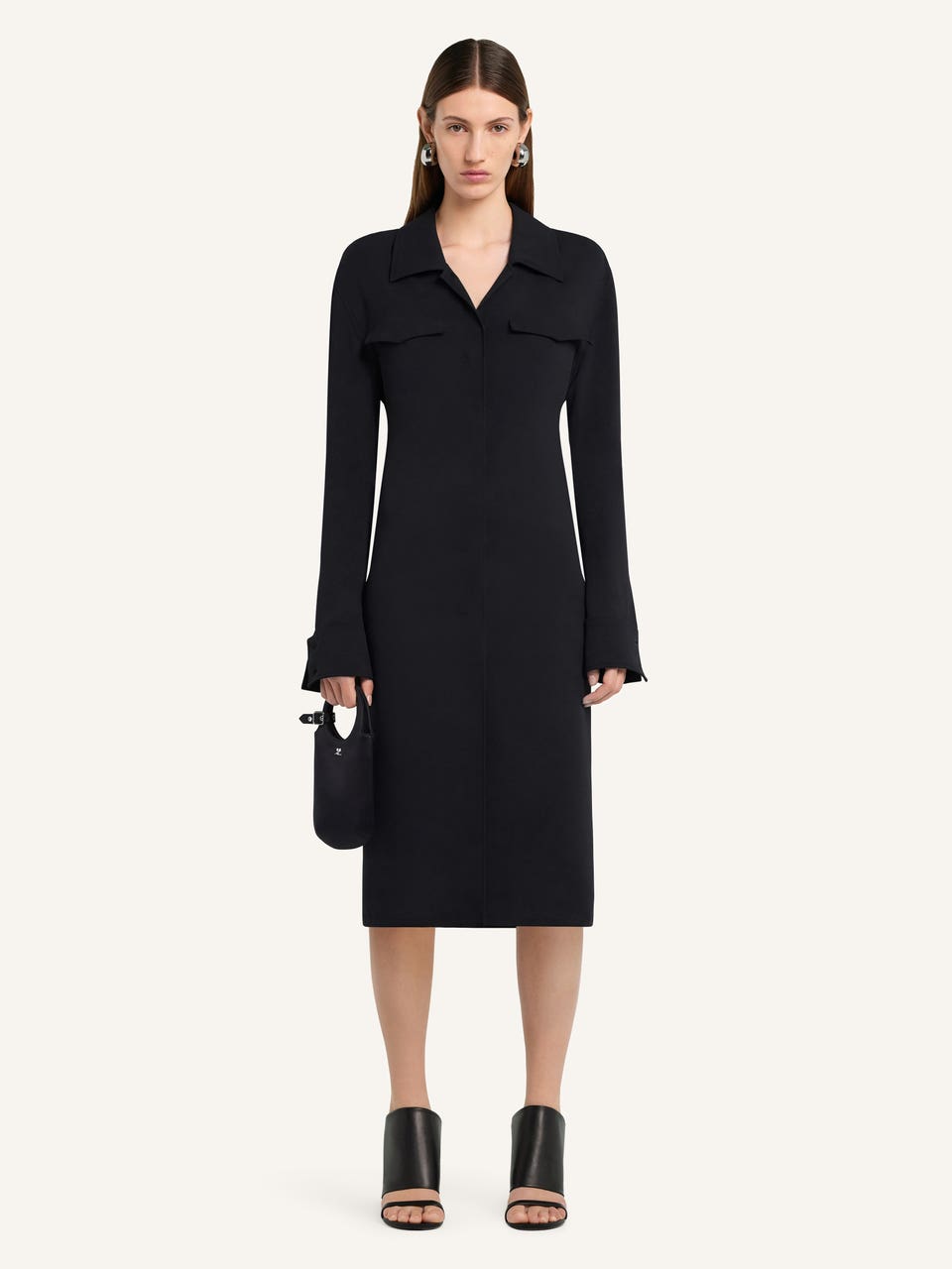 Courrèges ROBE CHEMISE 2 POCHES