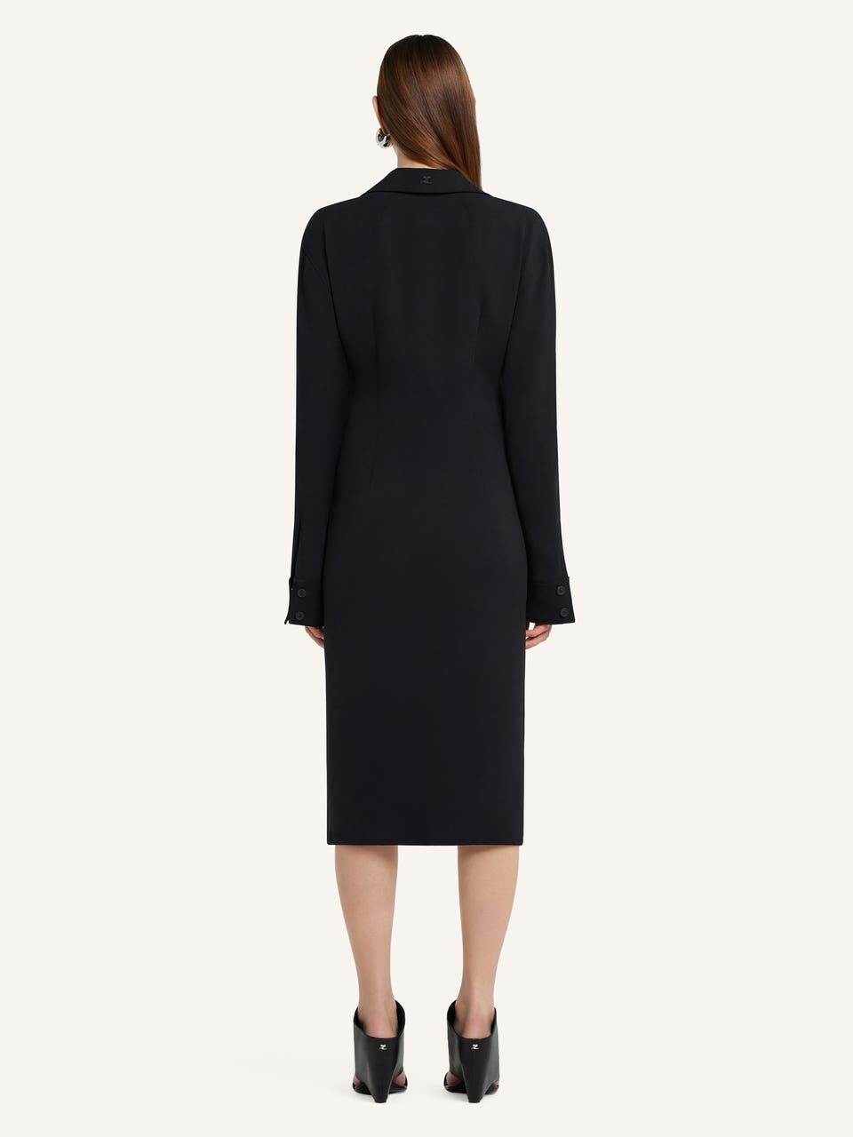 Courrèges ROBE CHEMISE 2 POCHES