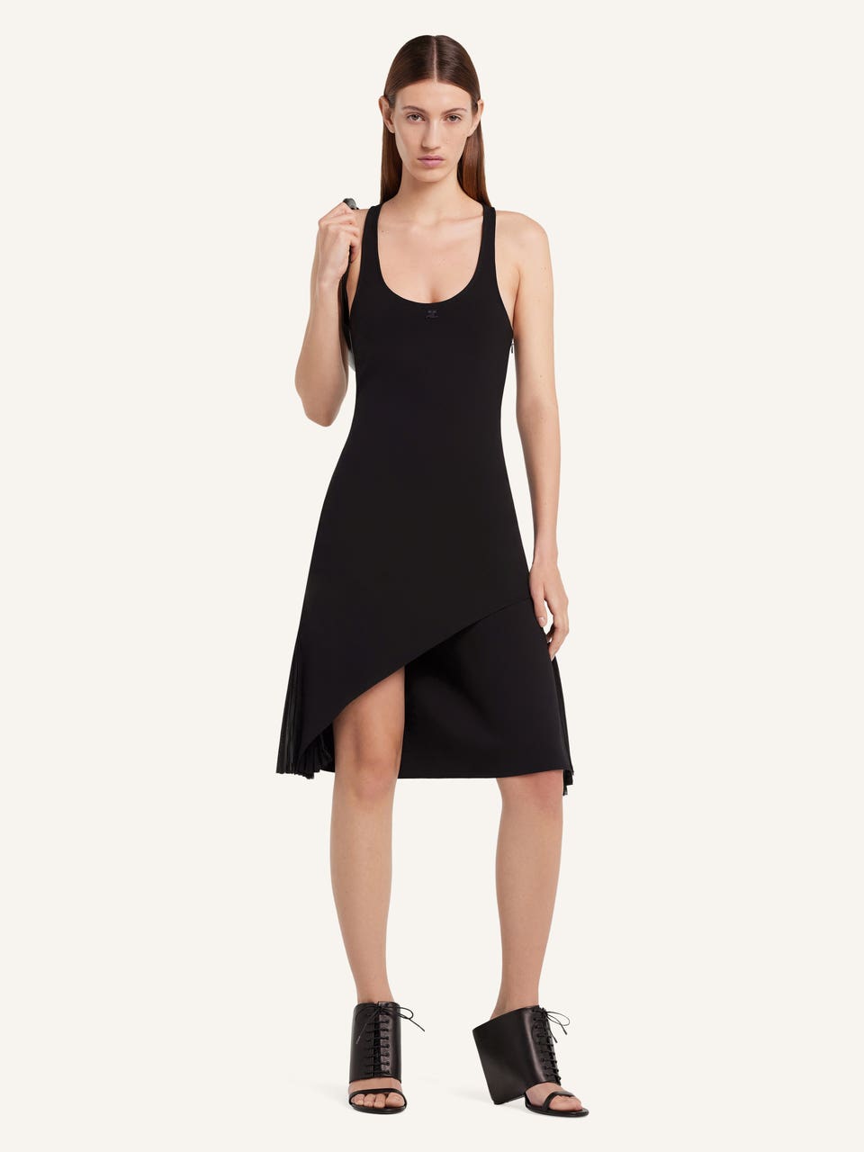 Courrèges ROBE INFINI À VOLANTS