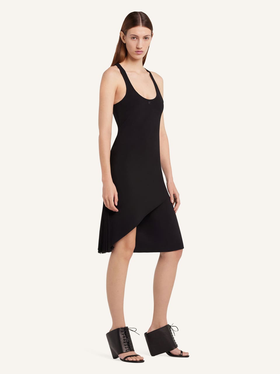 Courrèges ROBE INFINI À VOLANTS