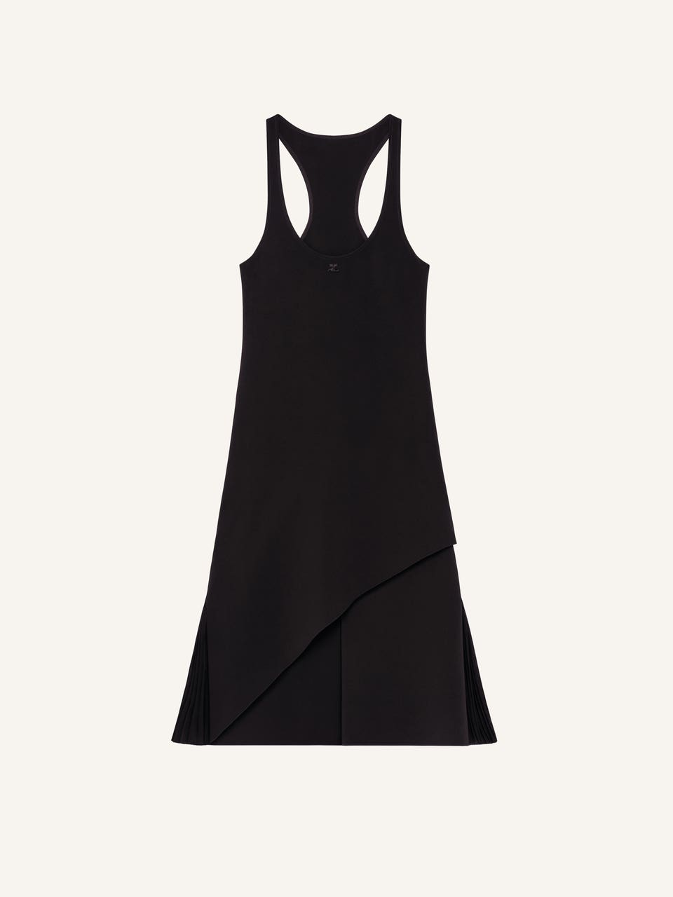 courrèges ROBE INFINI À VOLANTS