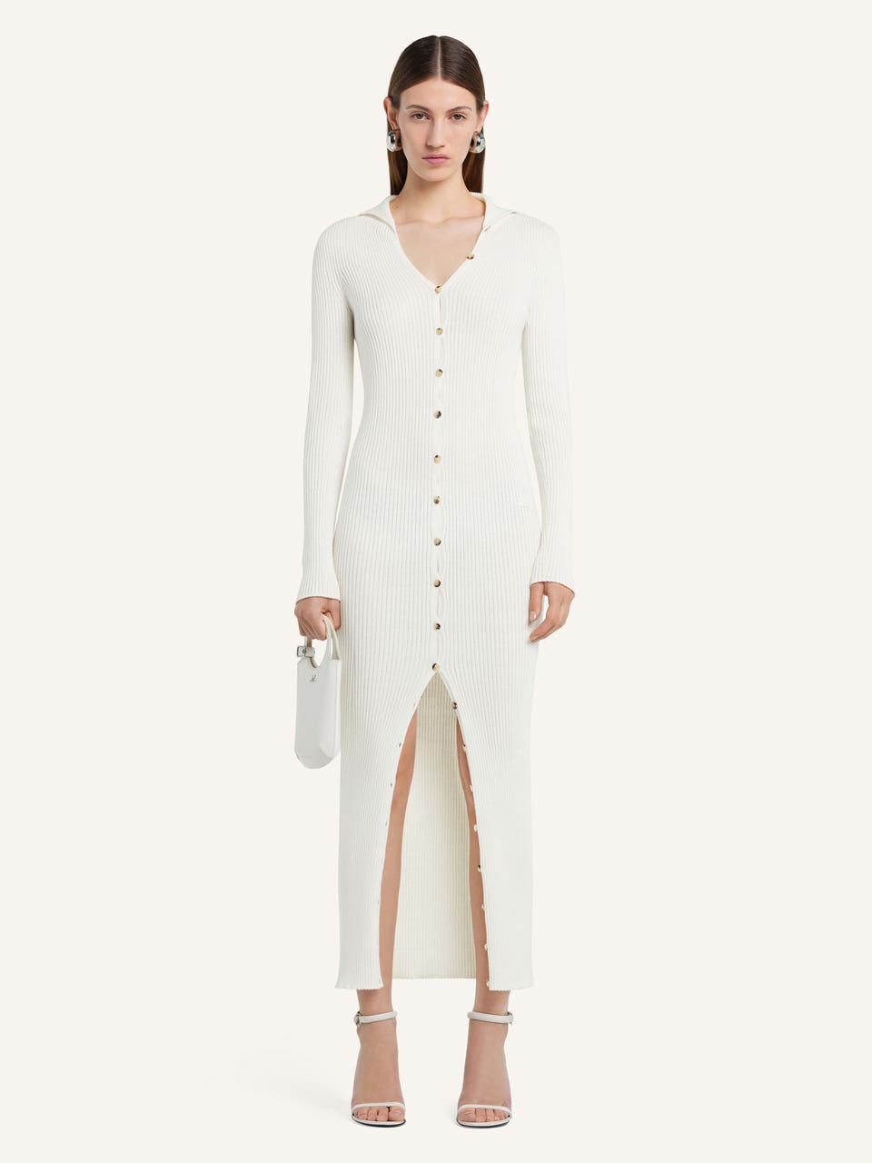 Courrèges ROBE LONGUE CARDIGAN