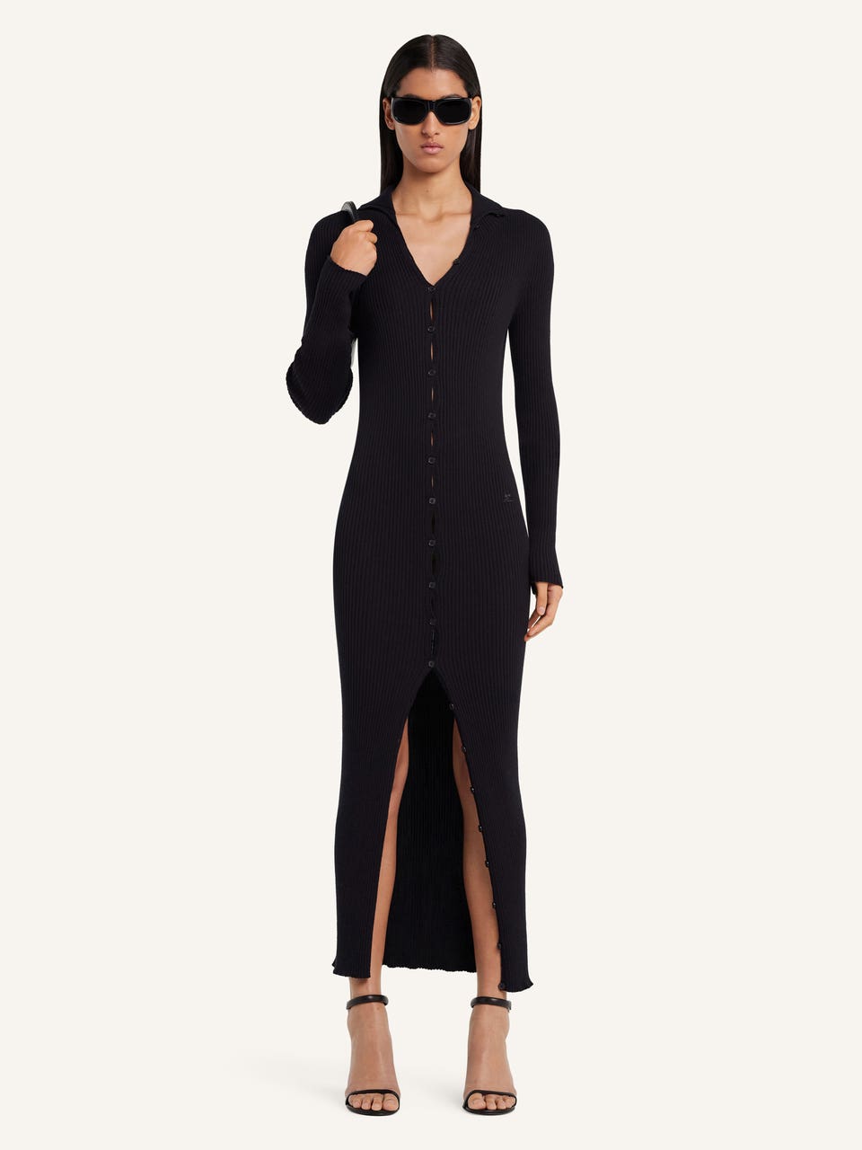 Courrèges ROBE LONGUE CARDIGAN